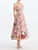 Oscar de la Renta Mixed Botanical Off-Shoulder Dress in Blush Multi, Size 2