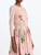 Oscar de la Renta Mixed Botanical Threadwork Cardigan in Blush