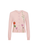 Oscar de la Renta Mixed Botanical Threadwork Cardigan in Blush