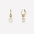 Spinelli Kilcollin Zahra Emerald Cut YG Earrings