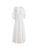 Oscar de la Renta Short Sleeve Hibiscus Guipure Day Dress in White, Size 6
