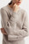 Iris Von Arnim Jylliana Embroidery Cashmere-Silk Sweater in Gravel, Size Small