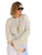 Iris Von Arnim Jylliana Embroidery Cashmere-Silk Sweater in Ecru, Size Small