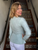 Iris Von Arnim Kaylin Brushed Cashmere Sweater in Glacier