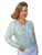 Iris Von Arnim Mini Brushed Cashmere Cardigan in Glacier