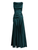 Chiara Boni La Petite Robe Raula Satin Long ZP Dress in Sherwood, Size 44