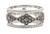 Armenta Grey Scroll Stations Stack Ring