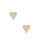 Kai Linz 14K Yellow Gold Pave Heart Stud Earrings