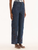 Oscar de la Renta Palm Tree Cut Out Denim Pants in Medium Wash, Size 10