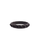 Armenta Sterling Silver Stack Band Ring with Black Spinel, Size 6.5