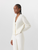 Akris Bracelet-Sleeve Cashmere-Silk Bouclé Knit Short Cardigan in Ecru