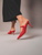 Arteana Trieste 75 Mule in Coral Red