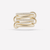 *RESERVE TODAY* Spinelli Kilcollin Aquarius YG Pavé Petite Ring
