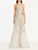 *VIRTUAL TRUNK SHOW* Oscar de la Renta Halter Neck Sequin Mini Floral Vines Embroidered Gown