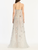 *VIRTUAL TRUNK SHOW* Oscar de la Renta Halter Neck Sequin Mini Floral Vines Embroidered Gown