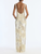 *VIRTUAL TRUNK SHOW* Oscar de la Renta Sleeveless Sequin Fringe Embroidered Gown