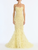 *VIRTUAL TRUNK SHOW* Oscar de la Renta Strapless Feather Ruffle Embroidered Gown