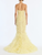 *VIRTUAL TRUNK SHOW* Oscar de la Renta Strapless Feather Ruffle Embroidered Gown