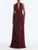 *VIRTUAL TRUNK SHOW* Oscar de la Renta Halter Neck Textured Chiffon Gown