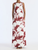 *VIRTUAL TRUNK SHOW* Oscar de la Renta Sleeveless Chine Calla Lillies Cloque Caftan