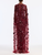 *VIRTUAL TRUNK SHOW* Oscar de la Renta Long Sleeve Alpine Sequin Allover Embroidered Caftan