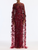 *VIRTUAL TRUNK SHOW* Oscar de la Renta Long Sleeve Alpine Sequin Allover Embroidered Caftan