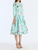 *VIRTUAL TRUNK SHOW* Oscar de la Renta Long Sleeve Alpine Meadow Allover Faille Cocktail Dress