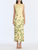 *VIRTUAL TRUNK SHOW* Oscar de la Renta Sleeveless Pears Floral Degrade Satin Cocktail Dress