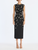 *VIRTUAL TRUNK SHOW* Oscar de la Renta Sleeveless Partial Crystal Vines Embroidered Cocktail Dress