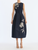 *VIRTUAL TRUNK SHOW* Oscar de la Renta Sleeveless Metallic Threadwork Floral Embroidered Cocktail Dress