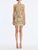 *VIRTUAL TRUNK SHOW* Oscar de la Renta Halter Neck Sequin Floral Embroidered Cocktail Dress