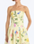 *VIRTUAL TRUNK SHOW* Oscar de la Renta Strapless Alpine Meadow Allover Faille Cocktail Dress