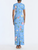*VIRTUAL TRUNK SHOW* Oscar de la Renta Short Sleeve Alpine Meadow Allover Jersey Dress