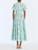 *VIRTUAL TRUNK SHOW* Oscar de la Renta Short Sleeve Alpine Meadow Allover Cotton Day Dress