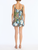 *VIRTUAL TRUNK SHOW* Oscar de la Renta Sleeveless Large Calla Lillies Poly Satin Day Dress