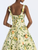 *VIRTUAL TRUNK SHOW* Oscar de la Renta Sleeveless Pear Allover Cotton Poplin Day Dress