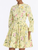 *VIRTUAL TRUNK SHOW* Oscar de la Renta Long Sleeve Alpine Meadow Allover Cotton Day Dress