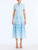 *VIRTUAL TRUNK SHOW* Oscar de la Renta Short Sleeve Abstract Houndstooth Cotton Day Dress