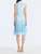 *VIRTUAL TRUNK SHOW* Oscar de la Renta Sleeveless Abstract Houndstooth Silk Twill Day Dress