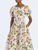 *VIRTUAL TRUNK SHOW* Oscar de la Renta Short Sleeve Pear Allover Cotton Poplin Day Dress