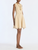 *VIRTUAL TRUNK SHOW* Oscar de la Renta Sleeveless Embroidered Hem Khaki Day Dress