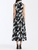 *VIRTUAL TRUNK SHOW* Oscar de la Renta Sleeveless Chine Calla Lillies Poplin Day Dress