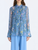 *VIRTUAL TRUNK SHOW* Oscar de la Renta Long Sleeve Alpine Meadow Allover Chiffon Blouse