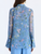 *VIRTUAL TRUNK SHOW* Oscar de la Renta Long Sleeve Alpine Meadow Allover Chiffon Blouse