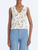 *VIRTUAL TRUNK SHOW* Oscar de la Renta Alpine Meadow Printed V Neck Knit Tank