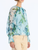 *VIRTUAL TRUNK SHOW* Oscar de la Renta Long Sleeve Chine Calla Lillies Silk Chiffon Blouse