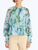 *VIRTUAL TRUNK SHOW* Oscar de la Renta Long Sleeve Chine Calla Lillies Silk Chiffon Blouse
