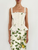 *VIRTUAL TRUNK SHOW* Oscar de la Renta Sleeveless Pears Floral Degrade Pleated Satin Blouse