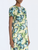 *VIRTUAL TRUNK SHOW* Oscar de la Renta Short Sleeve Calla Lillies Crush Satin Blouse