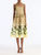 *VIRTUAL TRUNK SHOW* Oscar de la Renta Sleeveless Pleated Khaki Blouse